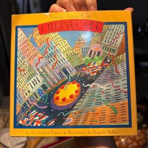 Cheesecake Recipe Book by Lou Pappas Illustrated, Vintage